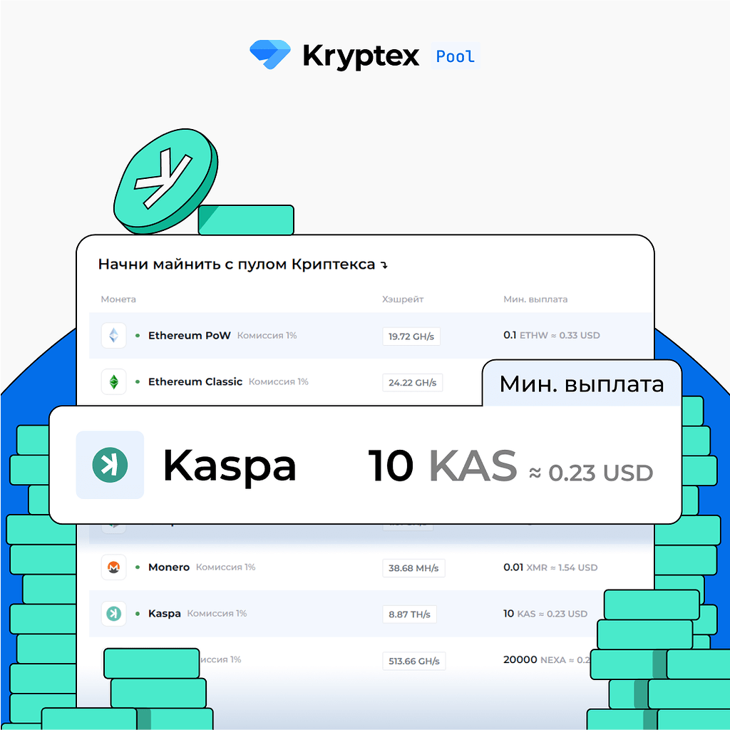 Kaspa график. Kaspa монета. Kryptex. Валюта Каспа. Пул крипта.